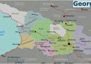 Georgia Landforms Map Georgia Country Travel Guide at Wikivoyage