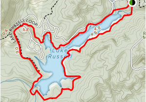 Georgia Loop Trail Map Lake Russell Loop Trail Georgia Alltrails