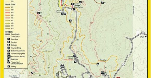 Georgia Loop Trail Map Trails at fort Mountain Georgia State Parks Georgia On My Mind