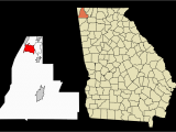 Georgia Map by Counties Chattanooga Valley Georgia Wikipedia