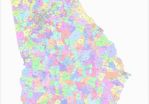 Georgia Map by Zip Code Georgia Zip Code Maps Free Georgia Zip Code Maps