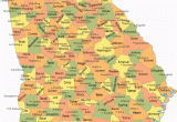 Georgia Map Of Counties and Cities Map Of Counties In Georgia Map Of Georgia Cities Georgia Road Map