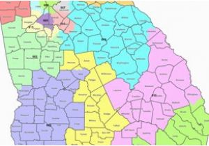 Georgia Map with County Lines Map Georgia S Congressional Districts