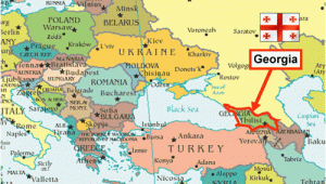 Georgia On Europe Map the Georgia Sdsu Program is Located In Tbilisi the Nation S Capital