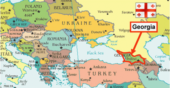 Georgia On Europe Map the Georgia Sdsu Program is Located In Tbilisi the Nation S Capital