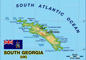 Georgia On World Map Map Of south Georgia island In United Kingdom Welt atlas De