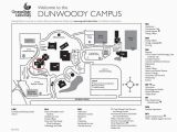 Georgia Perimeter College Dunwoody Campus Map Awesome Georgia State Map Ideas Printable Map New