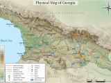 Georgia Physiographic Regions Map Geography Of Georgia Country Wikipedia