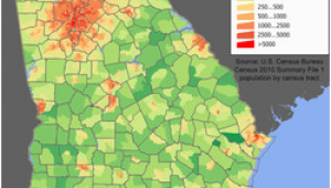 Georgia Population Density Map Demographics Of Georgia U S State Wikipedia