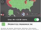 Georgia Reciprocity Map Concealed Carry Gun tools On the App Store