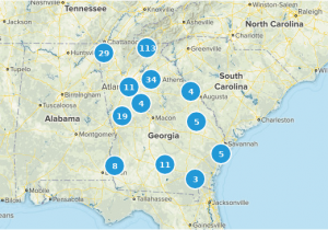 Georgia Reciprocity Map Georgia State Park Map Map Free Map Usa Images