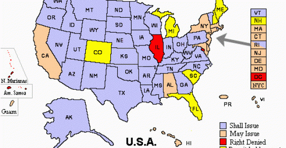 Georgia Reciprocity Map Select the State where You Have Your Ccw Click Build Map and It