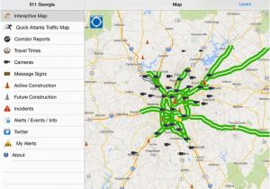 Georgia Road Closures Map 511 Georgia atlanta Traffic On the App Store