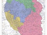 Georgia School District Map Untitled