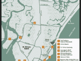 Georgia Sea islands Map Sherpa Guides Georgia Coast southern Coast St Simons island