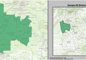 Georgia Senate Map United States Congressional Delegations From Georgia Wikipedia