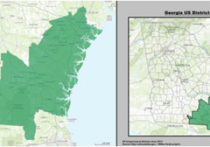 Georgia Senate Map United States Congressional Delegations From Georgia Wikipedia