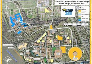 Georgia southern Parking Map Campus Map southern University and A M College