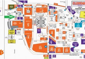 Georgia southern Parking Map Clemson Football Parking Map Maps Directions