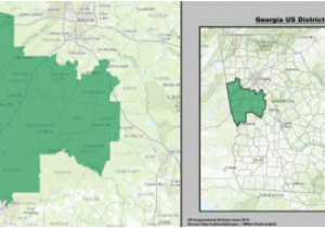 Georgia State Senate Districts Map United States Congressional Delegations From Georgia Wikipedia