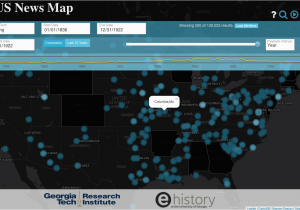 Georgia Tech Maps Interactive Map Lets You Track How 19th and Early 20th Century