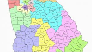 Georgia Universities Map Map Georgia S Congressional Districts