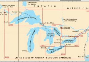 Georgian Bay Canada Map 2201 Georgian Bay