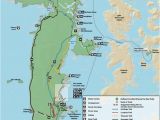 Georgian Bay Canada Map Hiking Trails On Beausoleil island Georgian Bay islands National