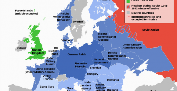 German Occupation Of Europe Map German Occupied Europe Wikipedia World War Ii World