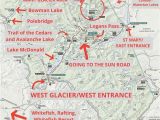 Glacier National Park Canada Map 19 Magical Things to Do In Glacier National Park Map Included