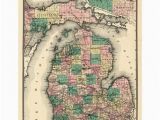 Glen Arbor Michigan Map Affordable Maps Of Michigan Posters for Sale at Allposters Com