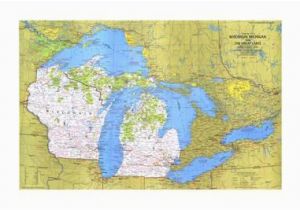 Glen Arbor Michigan Map Affordable Maps Of Michigan Posters for Sale at Allposters Com