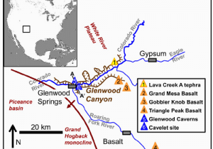 Glenwood Springs Colorado Map Glenwood Canyon is Located In West Central Colorado Usa at the