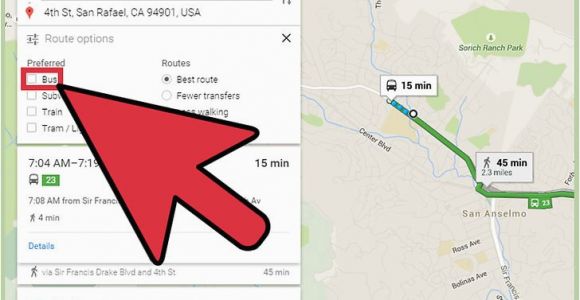 Gogle Maps Canada How to Get Bus Directions On Google Maps 14 Steps with Pictures