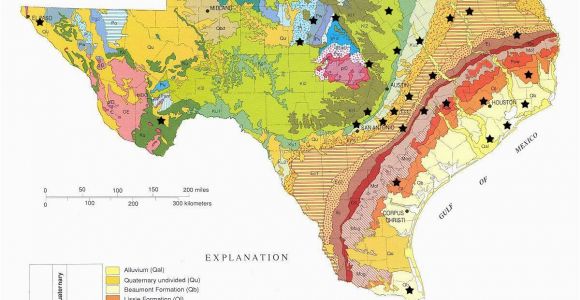 Gold In Texas Map Geologically Speaking there S A Little Bit Of Everything In Texas