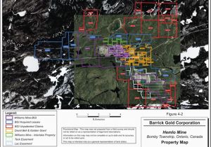 Gold Mines In Canada Map Ex 99 1