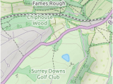 Golf Courses In England Map Viewranger Kingswood and Surrey Downs Golf Courses