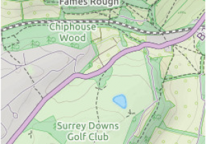 Golf Courses In England Map Viewranger Kingswood and Surrey Downs Golf Courses