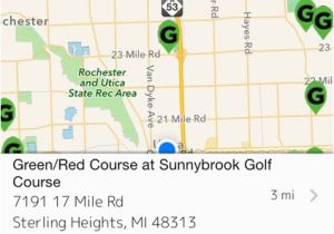Golf Courses In Michigan Map Golf Course Directory Usa by Vinay Pallegar