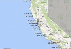 Google Map Of California Coast Maps Of California Created for Visitors and Travelers