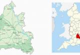 Google Map Of England with towns Map Of Oxfordshire Visit south East England