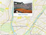 Google Map Paris France Wie Komme Ich Zu Court Suzanne Lenglen In Paris Mit Dem Bus Der