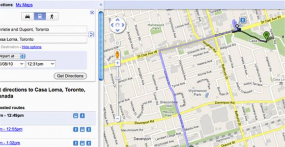Google Maps Canada Ontario A Closer Look at Ttc Routes On Google Maps