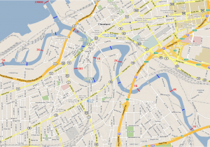 Google Maps Cleveland Ohio Cuyahoga River Cuyahoga River Map Ohio River Ohio Map