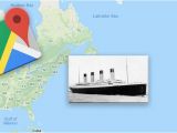 Google Maps Europ Google Maps Exact Location Of the Titanic Wreckage Revealed