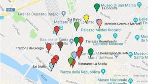 Google Maps Florence Italy Foodie Spots Near the Santa Maria Novella Train Station In Florence