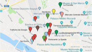 Google Maps Florence Italy Foodie Spots Near the Santa Maria Novella Train Station In Florence