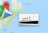 Google Maps for Europe Google Maps Exact Location Of the Titanic Wreckage Revealed