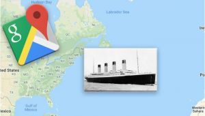 Google Maps for Europe Google Maps Exact Location Of the Titanic Wreckage Revealed