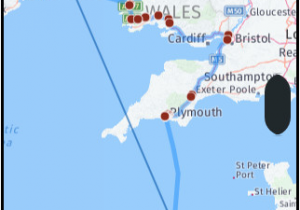 Google Maps Ireland Distance Calculator Drive Distance From Rosslare Wexford Ireland to Roscoff Bretagne